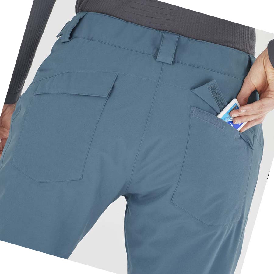 Pantalones De Esquí Salomon EDGE Mujer Turquesa | MX 2327TCE